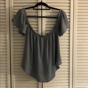 American eagle off the shoulder top